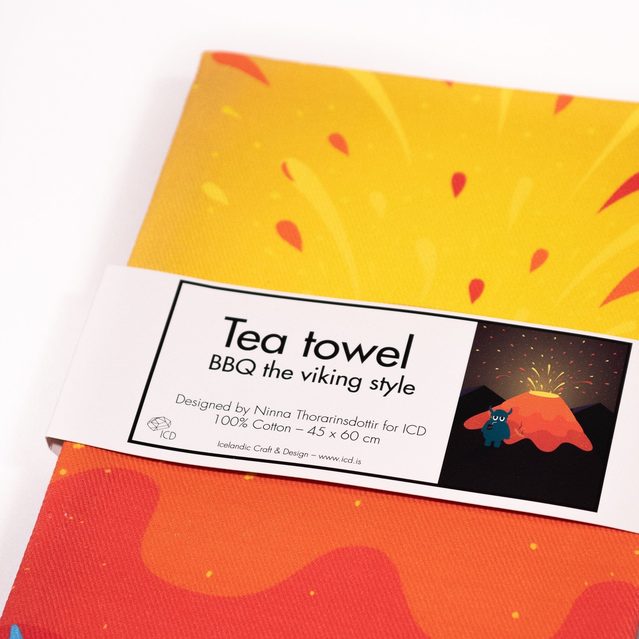 BBQ the Viking Style | Tea Towel