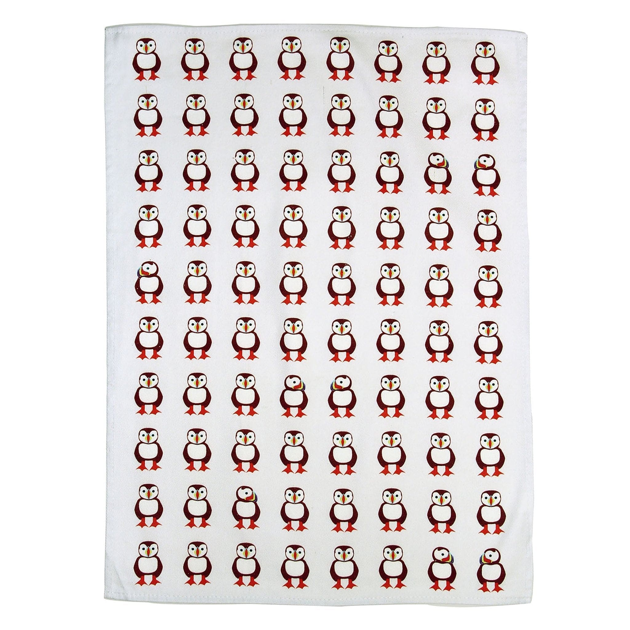 Puffin Pattern | Tea Towel