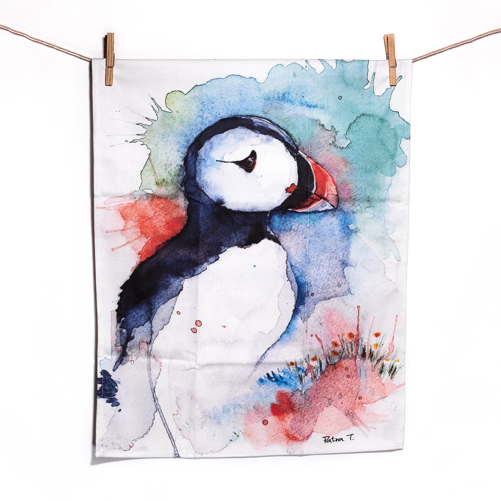 Puffin Summer | Tea Towel