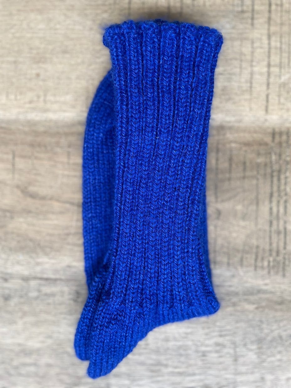 Traditional Icelandic thick wool socks - Blue - The Icelandic Store