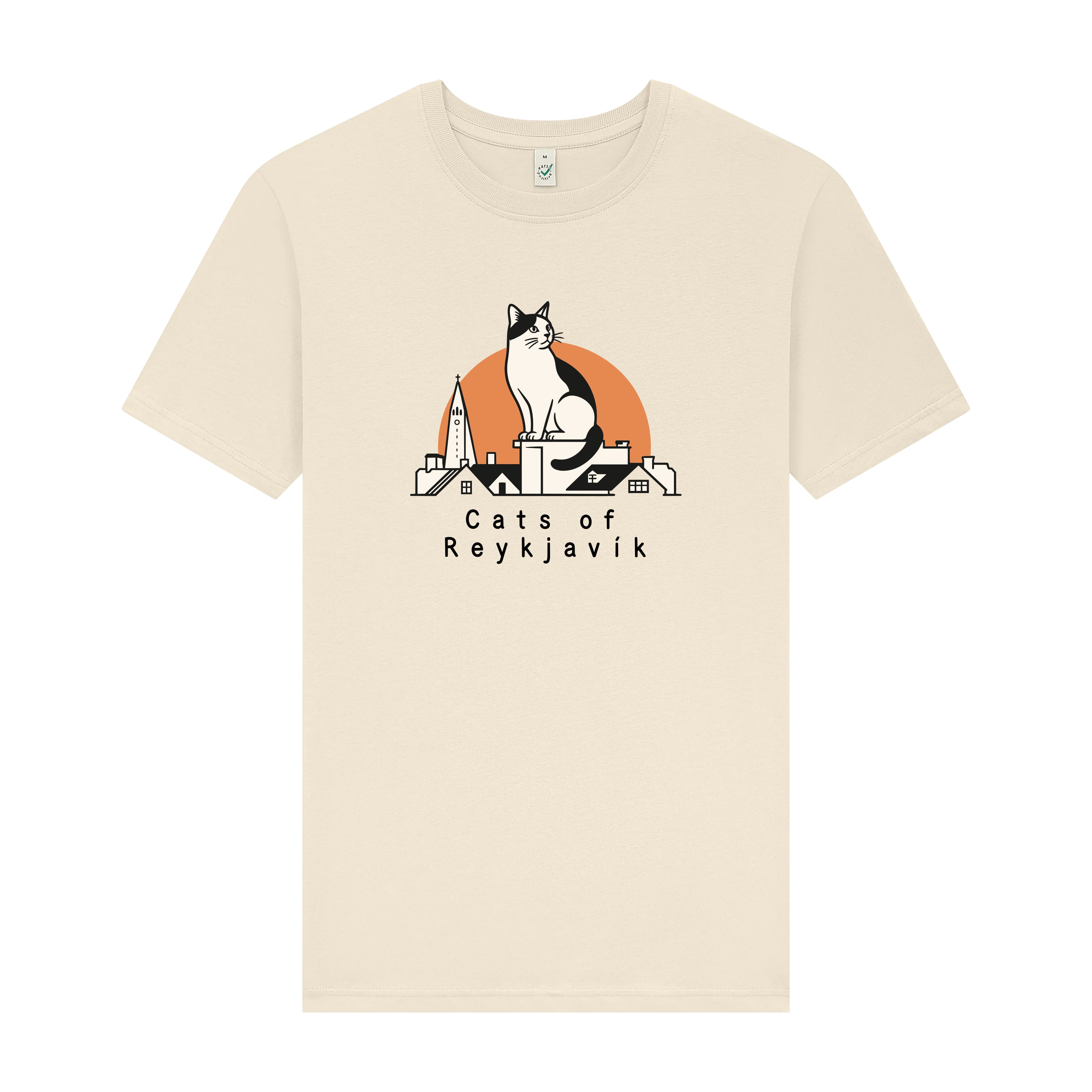 Cats of Reykjavík – Sunset Cat – T-Shirt