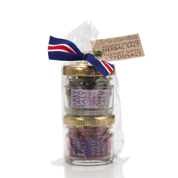 Twin Salt Gift Set – Icelandic Grey Lava & Wild Berry Sea Salt