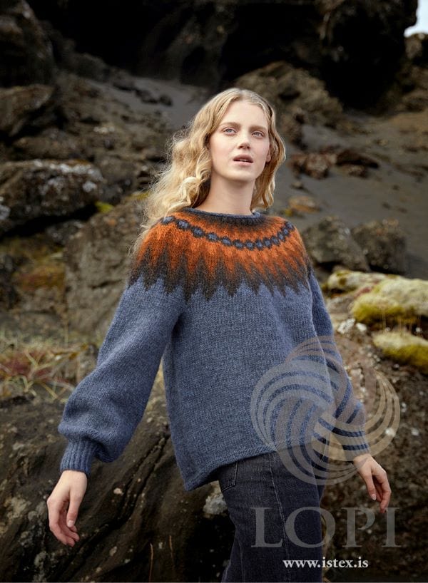 Uppstytta - Blue Grey Knitting Kit - The Icelandic Store