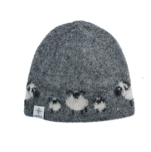 Wool Hat Beanie Grey - Sheep