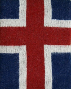 Icelandic Wool Blanket - National flag pattern