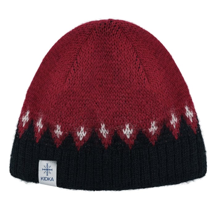 Wool Hat Beanie Fjall - Red Icelandic woolen