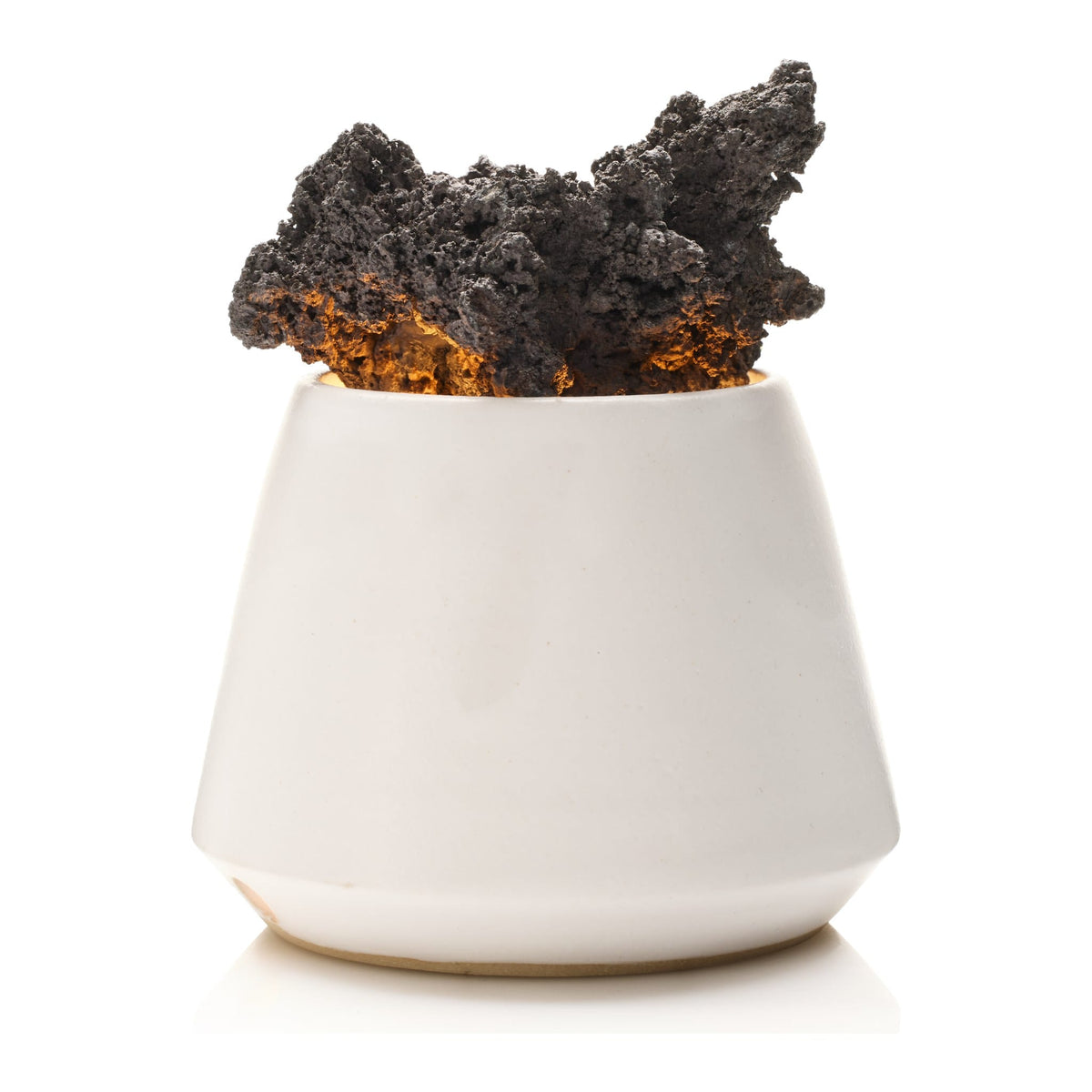 Spa of Iceland Lava Diffuser – white ceramic holder with Icelandic lava lumps