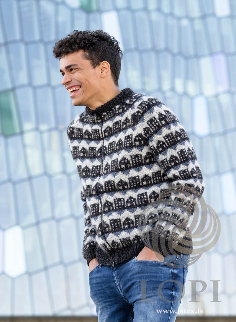 The same pattern in its black and grey version — sold as a separate kit