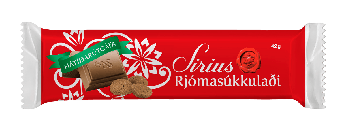 Síríus Rjómasúkkulaði milk chocolate with gingerbread 42 g