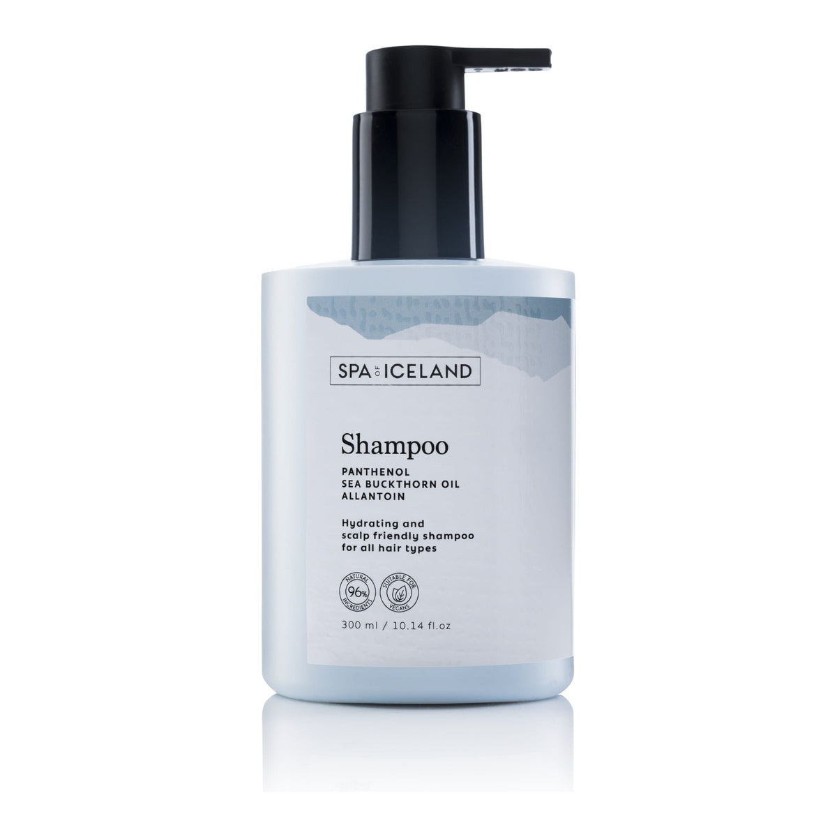 Spa of Iceland Revitalizing & Hydrating Shampoo 300 ml – bottle on white