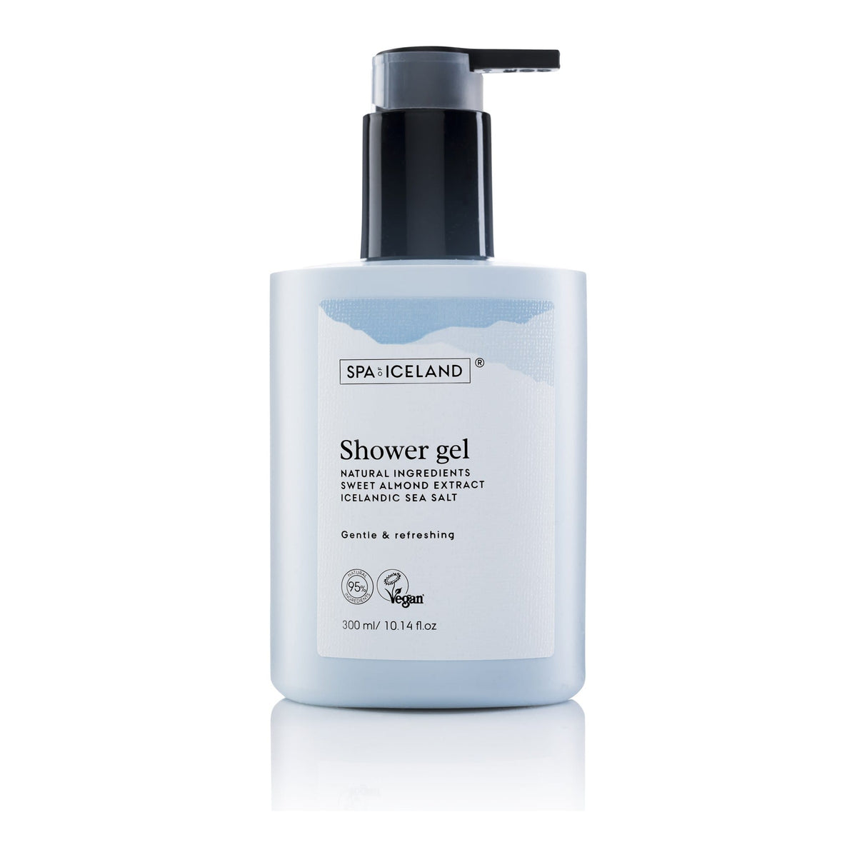 Spa of Iceland Gentle & Refreshing Shower Gel 300 ml – bottle on white