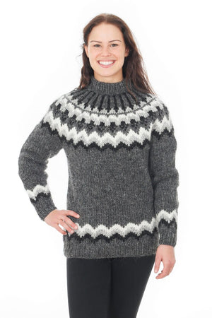 Sýn - Icelandic Sweater - Dark Grey Heather