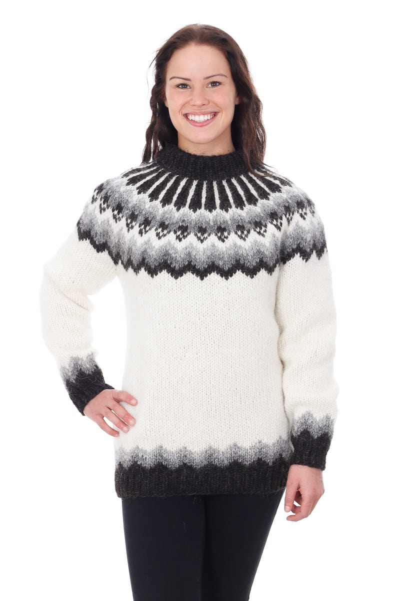 Snotra - Icelandic Sweater - White - icelandicstore.is