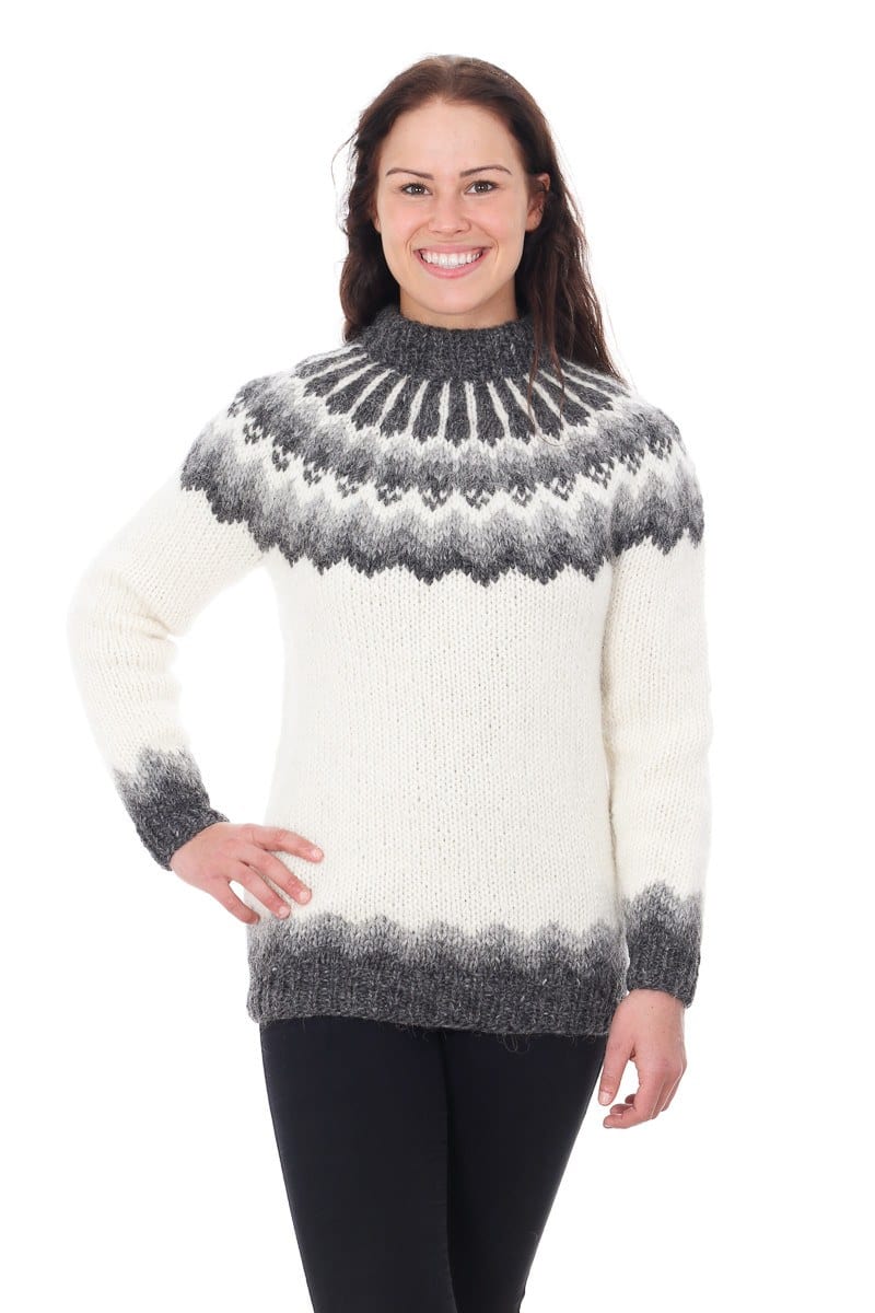 Frigg - Icelandic Sweater - White - icelandicstore.is