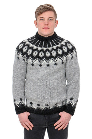 Hænir - Icelandic Sweater - Ash Heather