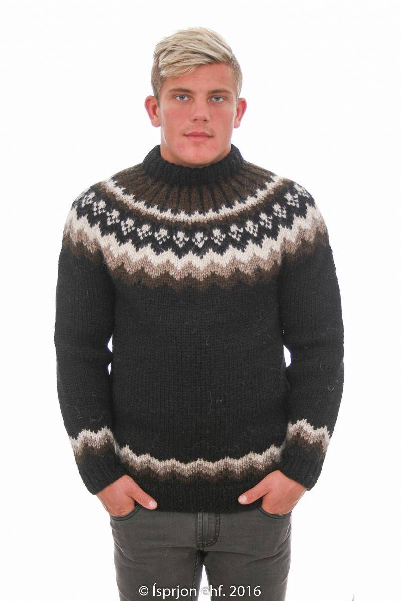Magni - Icelandic Sweater - Black - icelandicstore.is