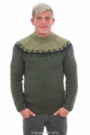 Viðar - Icelandic Sweater - Green