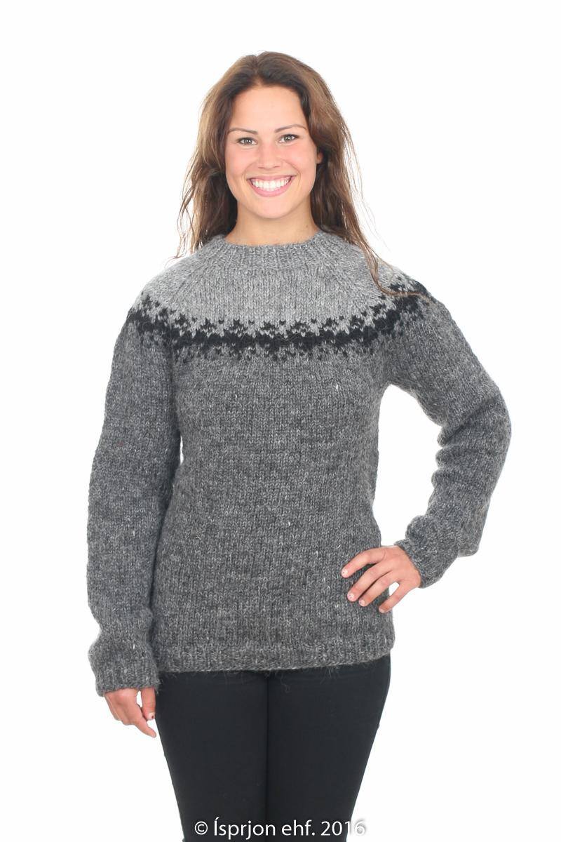 Skaði - Icelandic Sweater - Dark Grey - icelandicstore.is