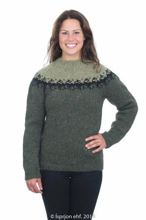 Skaði - Icelandic Sweater - Spruce Green