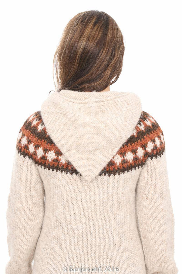 Iðunn - Icelandic Sweater - Ivory Heather - icelandicstore.is