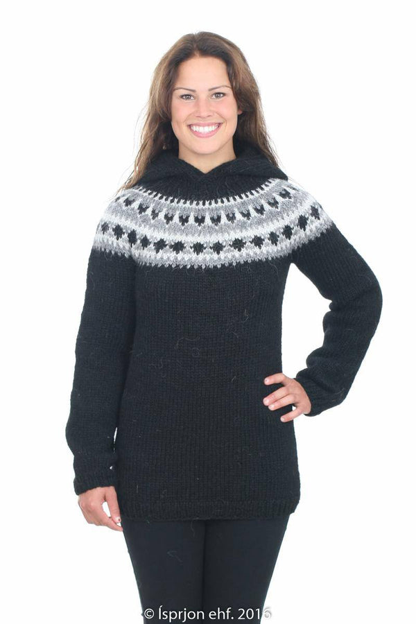 Iðunn - Icelandic Sweater - Black - icelandicstore.is