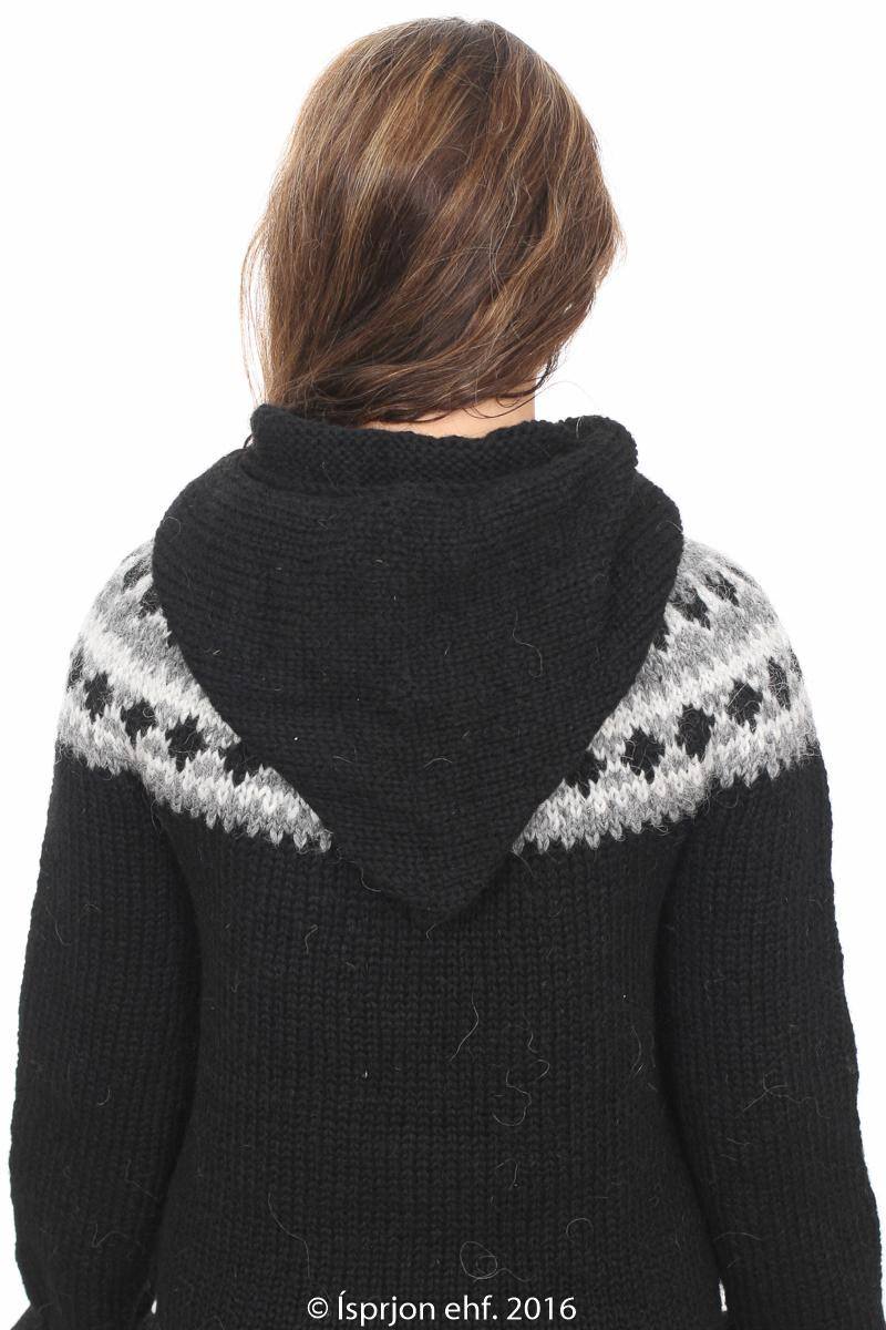 Iðunn - Icelandic Sweater - Black - icelandicstore.is