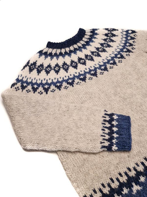 Seifur - Icelandic Sweater - Ash/Blue