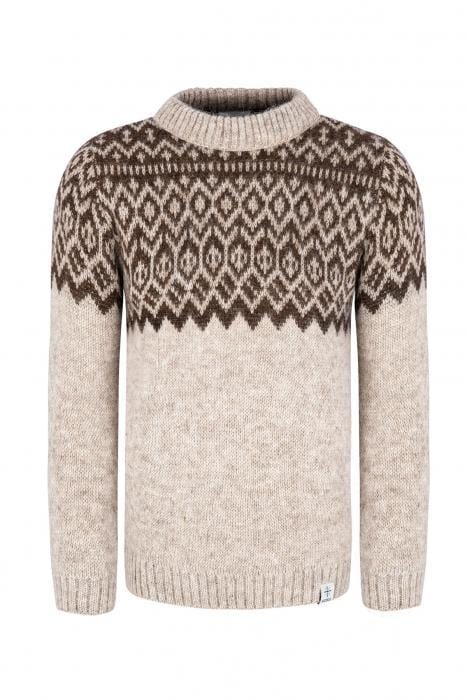 Borg - Icelandic sweater (Oatmeal) - icelandicstore.is