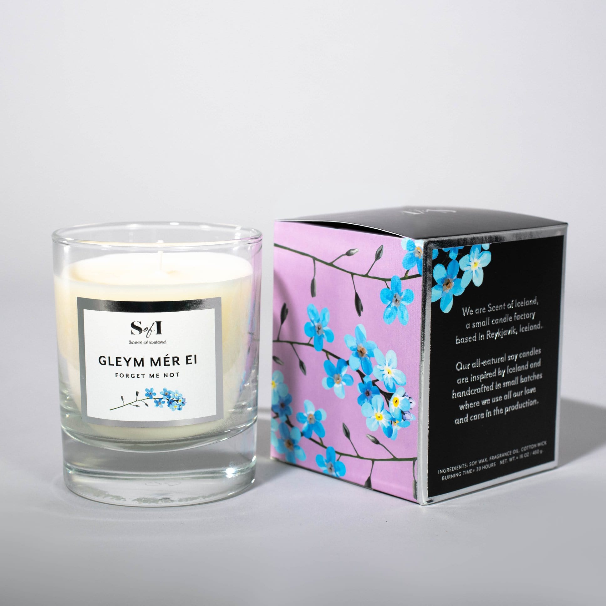 Gleym mér ei / Forget me not fragrance: Violet, jasmine & lemon - icelandicstore.is