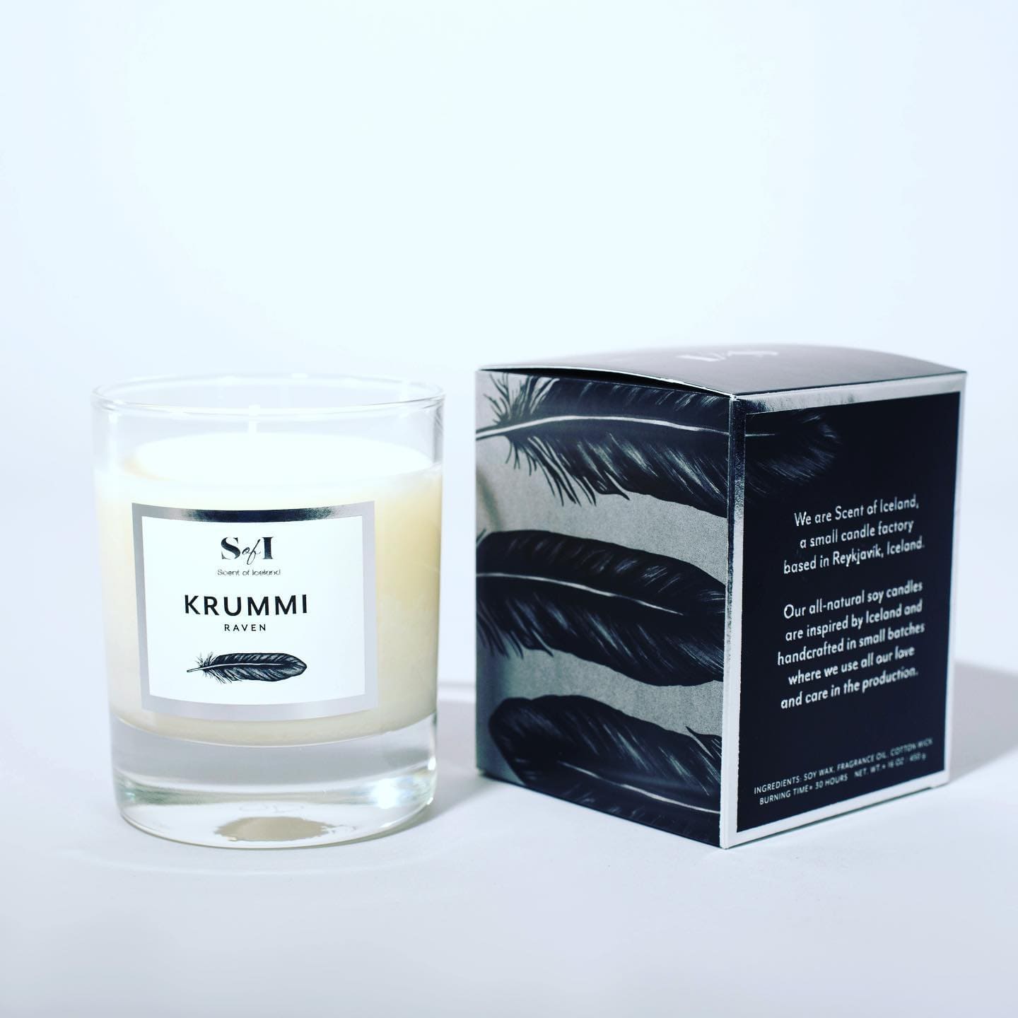 Krummi - Raven fragrance: Raspberries, coconut & vanilla - icelandicstore.is