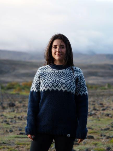 Borg - Icelandic sweater (Blue) - icelandicstore.is