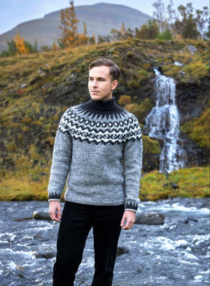 Grey Sweater 9x - Knitting Kit
