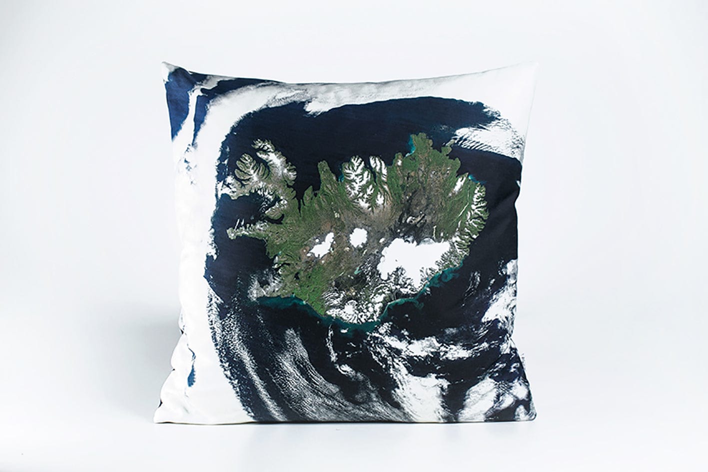 Icelandic cushion cover - Satellite image of Iceland