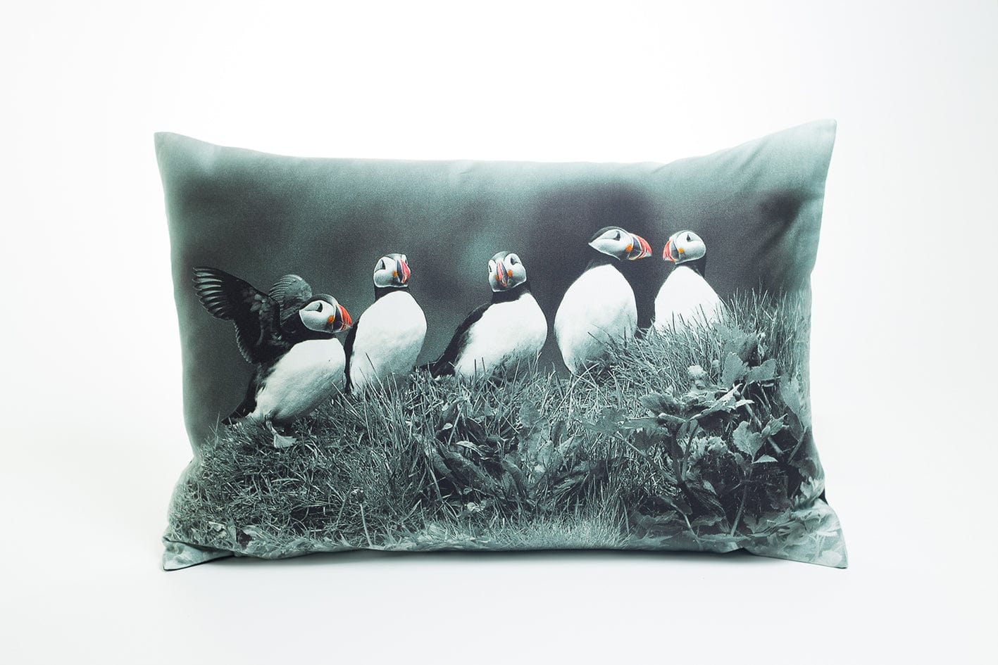 Cushion Cover - Icelandic Puffins - The Icelandic Store