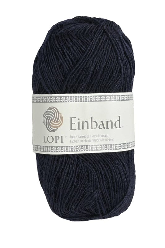 Einband - 0709 Midnight Blue.  Icelandic lace weight wool yarn