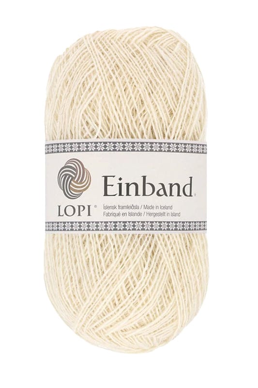 Einband - 0851 White.  Lace Weight wool yarn