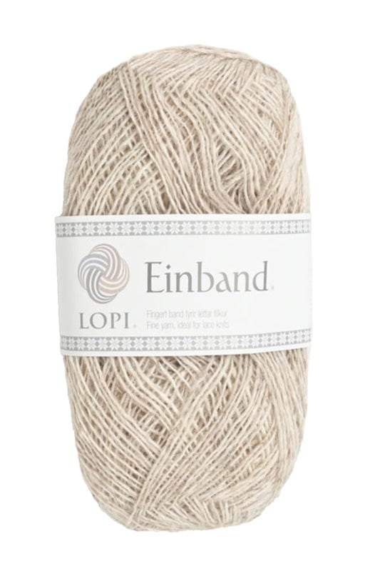 Einband - 1038 Light Beige Heather.  Icelandic lace weight wool yarn