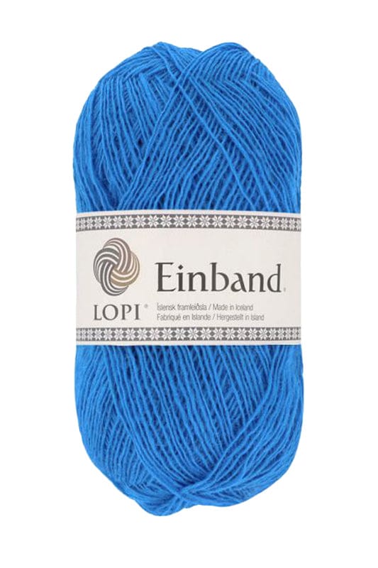 Einband - 1098 Vivid Blue. Icelandic lace weight wool yarn