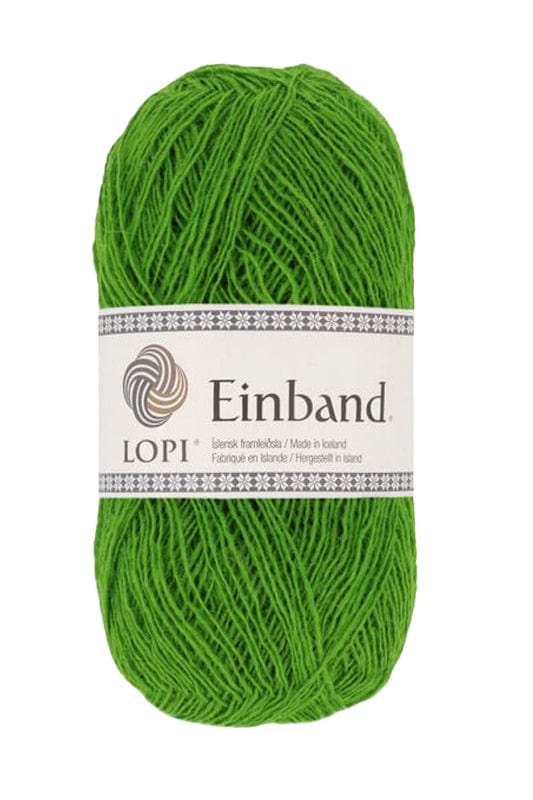 Einband - 1764 Vivid Green. Lace Weight wool yarn Iceland
