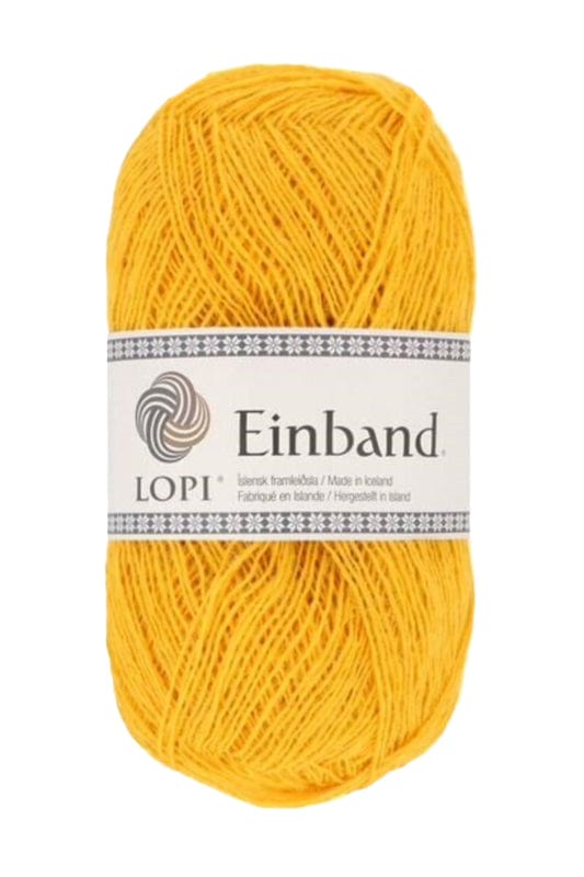 Einband - 9028 Citron. Icelandic lace weight wool yarn