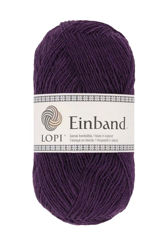 Einband - 9132 Plum. Icelandic lace weight wool yarn