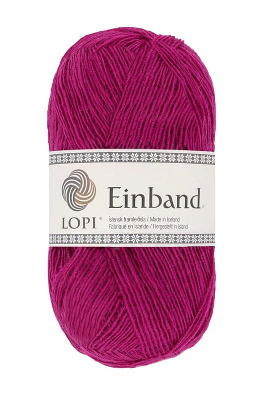 Einband - 9142 Fuchsia. Icelandic lace weight wool yarn