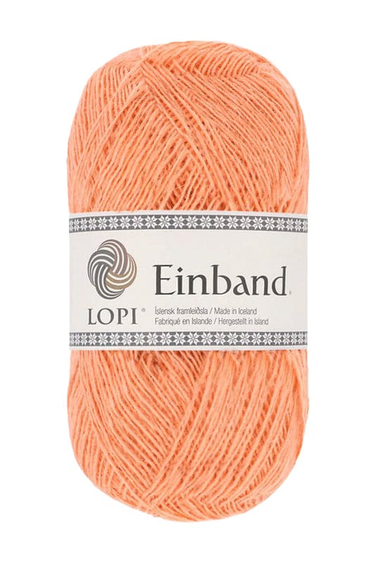 Einband - 9990 Peach.  Icelandic lace weight wool yarn