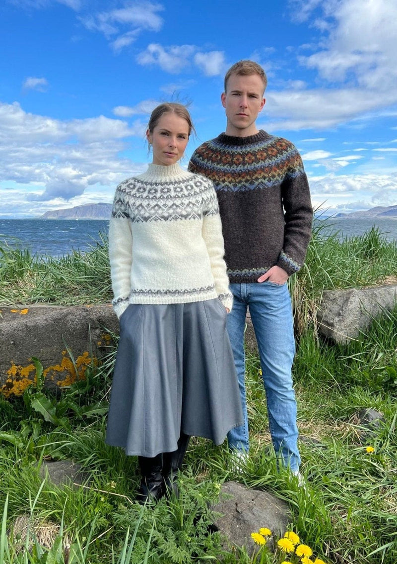 Free Icelandic Lopi wool knitting patterns sweater jumper cardigan
