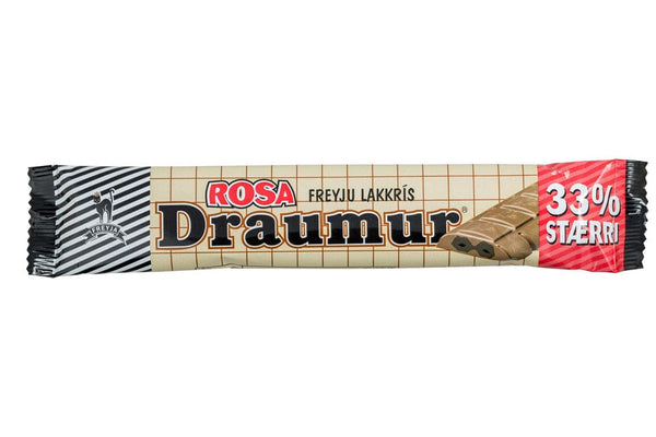 Freyja Big Dream. Icelandic chocolate bar with licorice.