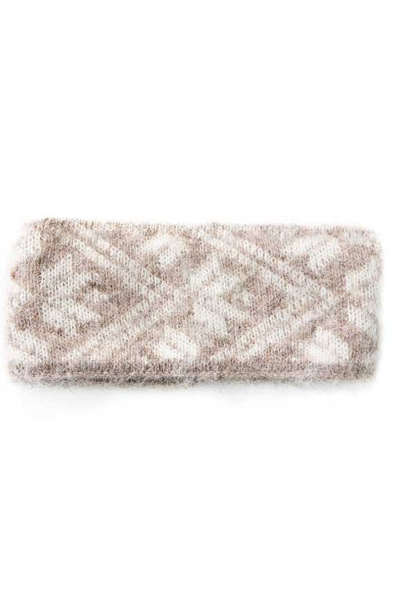 Brushed Wool Headband - Beige - icelandicstore.is