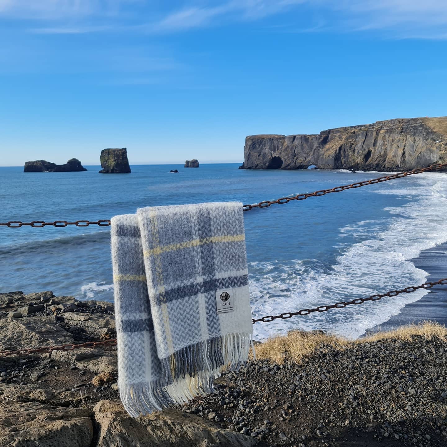 Alafoss Wool Blanket 2500. Alafoss Wool Blanket 2500. Check Throws from Iceland