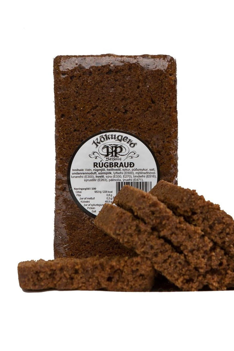 Icelandic Rúgbrauð. Rye Bread, Volcano, Lava bread and Thunder Bread