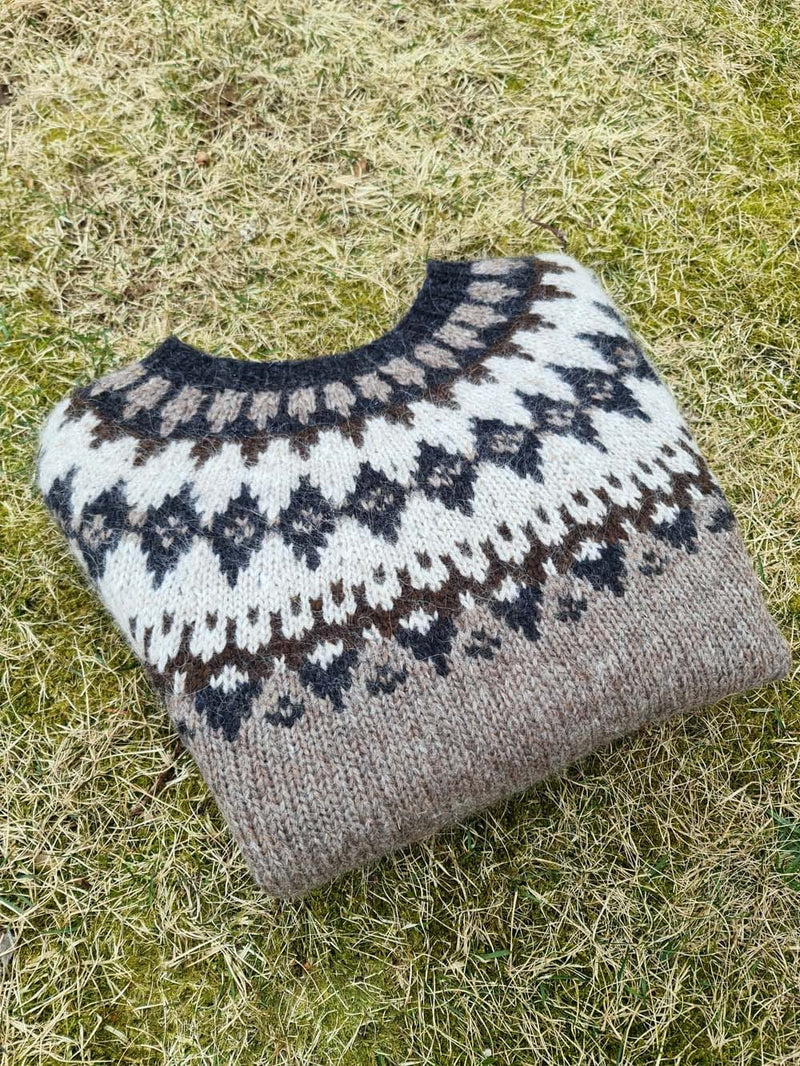 Kátir Karlar - Icelandic Sweater - Oatmeal - The Icelandic Store