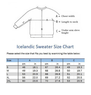 Garri - Icelandic Sweater - Grey/Blue